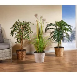 Mica® Decorations Kunstpflanze, Ficus Hawaii, Weiss/grün -Wohnen Wohndeko Verkäufe unnamed file 258