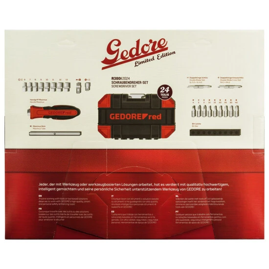 GEDORE RED Adventskalender, GEDOREred, 24-teiliges Schraubendreher-Set 6 GEDORE RED Adventskalender, GEDOREred, 24-teiliges Schraubendreher-Set – Bild 4