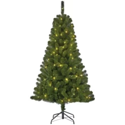 CASAYA Kunstweihnachtsbaum »Kitzbühl«, Höhe: 120 Cm, Grün, Beleuchtet