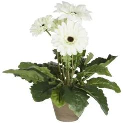 Mica® Decorations Kunstblume, Gerbera, Weiß