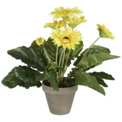 Mica® Decorations Kunstblume, Gerbera, Gelb