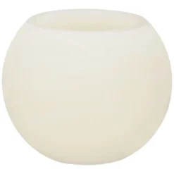 CASAYA LED-Kerze »Rustic«, Ø 7,5 Cm, Creme, Timerfunktion, 3D-Flacker-Effekt, Timer