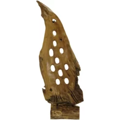 Ploß® Dekofigur, BxH: 40 X 100 Cm, Teakholz, Braun -Wohnen Wohndeko Verkäufe unnamed file 313