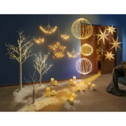 CASAYA LED-Kerze »Rustic«, Ø 9 Cm, Creme, Timer -Wohnen Wohndeko Verkäufe unnamed file 3135