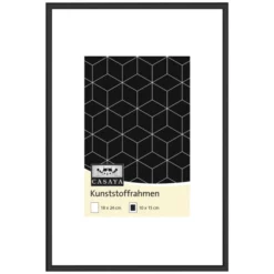 Bilderrahmen, CASAYA Kunststoffrahmen, Silber, 18x24 Cm