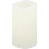 CASAYA LED-Kerze »Rustic«, Ø 7,5 Cm, Creme, Timerfunktion, 3D-Flacker-Effekt, Timer