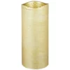 CASAYA LED-Kerze »Rustic«, Ø 7,5 Cm, Goldfarben, Timerfunktion, 3D-Flacker-Effekt, Timer -Wohnen Wohndeko Verkäufe unnamed file 3143