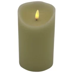 CASAYA LED-Kerze »Rustic«, Ø 10,3 Cm, Creme, Timer