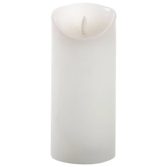 CASAYA LED-Kerze »3D Rustic FLAME«, Ø 9 Cm, Weiß, Timer 3 CASAYA LED-Kerze »3D Rustic FLAME«, Ø 9 Cm, Weiß, Timer