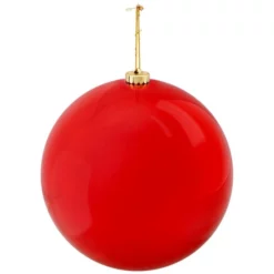 CASAYA Weihnachtskugel, Ø: 20 Cm, Rot
