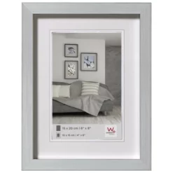 Walter Design Bilderrahmen, Construction Designrahmen, Silber, 10x15 Cm