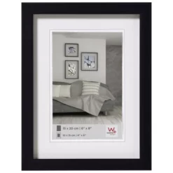 Walter Design Bilderrahmen, Construction Designrahmen, Schwarz, 15x20 Cm
