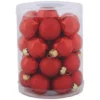 CASAYA Weihnachtskugel, Ø: 3 Cm, Rot, 28 Stück -Wohnen Wohndeko Verkäufe unnamed file 3267