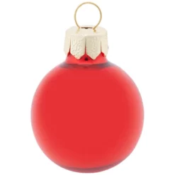 CASAYA Weihnachtskugel, Ø: 3 Cm, Rot, 28 Stück -Wohnen Wohndeko Verkäufe unnamed file 3269