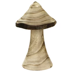 Deko-Figur Pilz, L 8 X B 8 X H 15 Cm, Braun, Holz