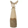 Deko-Figur Holz Rentier, L 7,5 X B 6 X H 25,5 Cm, Natur
