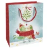 Geschenktasche Mistletoe Kiss, 18x21x8 Cm, Glänzend -Wohnen Wohndeko Verkäufe unnamed file 3474