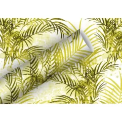 Geschenkpapier Palmengarten, 1,5 M X 70 Cm, Gold Alu