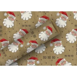 Geschenkpapier Geschenkpapierrolle Sir Santa, 2 M X 70 Cm