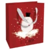 Geschenktasche Bobby Snow, 18x21x8 Cm, Rot Weiss -Wohnen Wohndeko Verkäufe unnamed file 3541