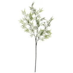 Flower-Power Kunstpflanze, Bambuszweig, Grün