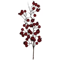 HOUSE OF SEASONS Deko-Tannenzweig, Rot