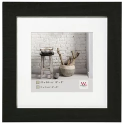 Walter Design Bilderrahmen »HOME«, BxL: 24,7 X 24,5 Cm, Schwarz, Holz