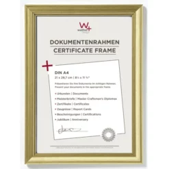 Walter Design Bilderrahmen »LOUNGE«, BxL: 24 X 34 Cm, Goldfarben, Kunststoff -Wohnen Wohndeko Verkäufe unnamed file 390