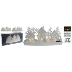 Koopmann Weihnachtsdeko, Weihnachtsmann, Höhe: 22,6 Cm, Weiß