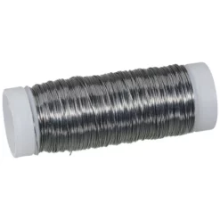 CASAYA Basteldraht, Metall, Silberfarben