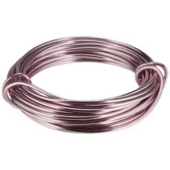 NATURAL COLLECTIONS Dekodraht, Länge: 5 M, Aluminium, Pink