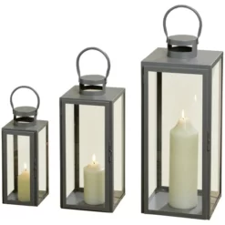 Laterne, Eisen, Schwarz