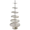 BOLTZE Etagere »PHIL«, Höhe: 200 Cm, Aluminium, Silberfarben