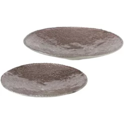 BOLTZE Teller »Lambrosi«, Aluminium, Hellrosa