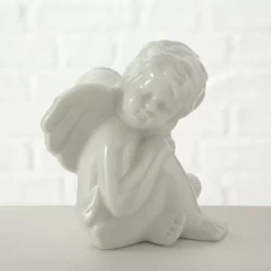 BOLTZE Dekofigur »ENGEL SITZEND«, BxH: 9 X 11 Cm, Porzellan, Weiß -Wohnen Wohndeko Verkäufe unnamed file 4022