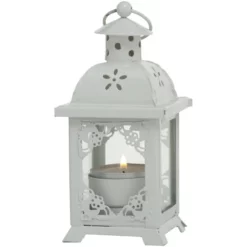 Laterne, Eisen, Weiß -Wohnen Wohndeko Verkäufe unnamed file 4083