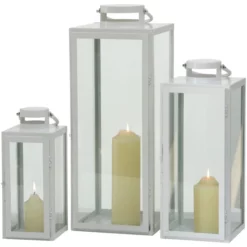 Laterne, Eisen, Weiß -Wohnen Wohndeko Verkäufe unnamed file 4103