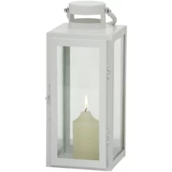 Laterne, Eisen, Weiß -Wohnen Wohndeko Verkäufe unnamed file 4108