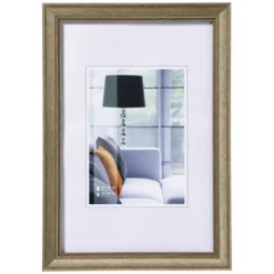 Walter Design Bilderrahmen »LOUNGE«, BxL: 19 X 24 Cm, Silberfarben, Kunststoff