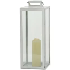 Laterne, Eisen, Weiß -Wohnen Wohndeko Verkäufe unnamed file 4137