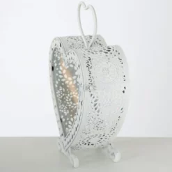 BOLTZE Laterne »Desiree«, BxH: 10 X 35 Cm, Eisen, Weiß -Wohnen Wohndeko Verkäufe unnamed file 4145