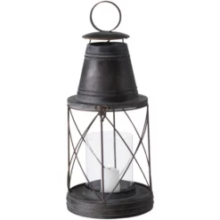 Laterne, Eisen, Grau -Wohnen Wohndeko Verkäufe unnamed file 4163