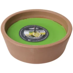 Outdoor-Kerze, Ø: 18,5 Cm, Apfelgrün, Duft: Zitronella
