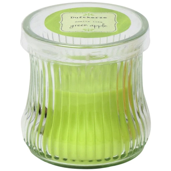 Steinhart Duftkerze, Limettengrün, Duft: Green Apple 3 Steinhart Duftkerze, Limettengrün, Duft: Green Apple