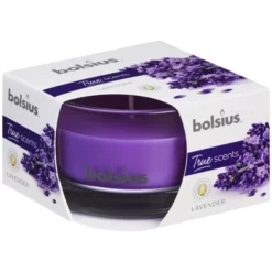Bolsius Duftkerze »True Scents«, Lila, Duft: Lavendel