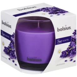 Bolsius Duftkerze »True Scents«, Lila, Duft: Lavendel