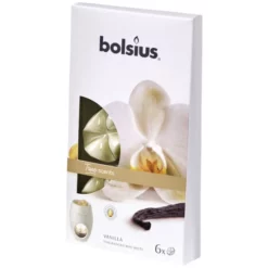 Bolsius Wachsblume »True Scents«, Weiß, Duft: Vanille