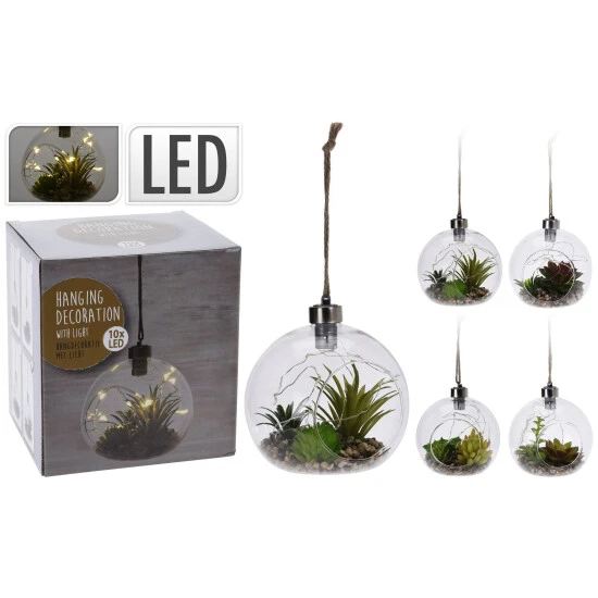 Koopmann Hängedeko, BxH: 12 X 14 Cm, Glas, Transparent 3 Koopmann Hängedeko, BxH: 12 X 14 Cm, Glas, Transparent