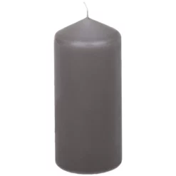 Steinhart Kerze »glatte Ware«, Grau, Einfarbig, 1 Stück