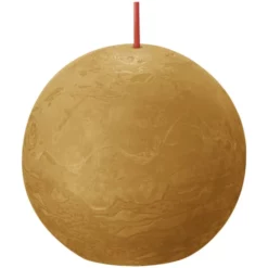 Bolsius Kugelkerze »Shine-Collection«, Honig, 6 Stück